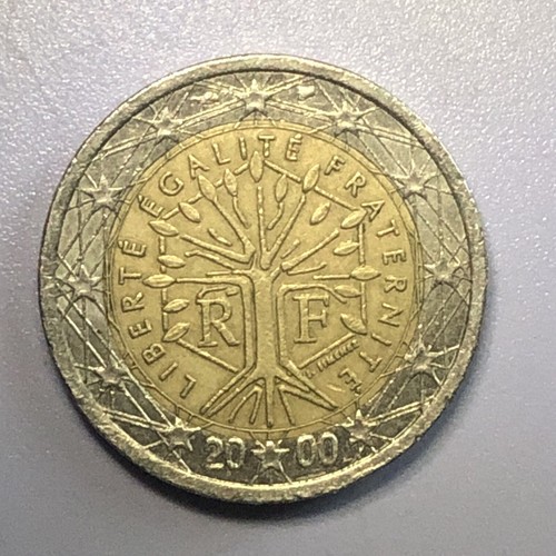 Euro coin france rf - rf, 2000