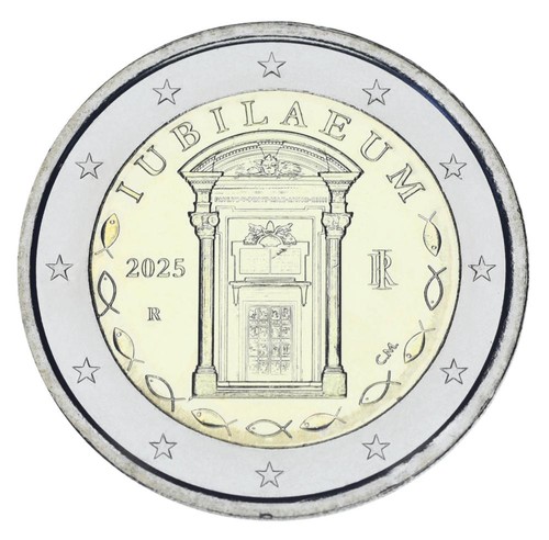 Italy euro 2025 bimetal unc - bimetal,