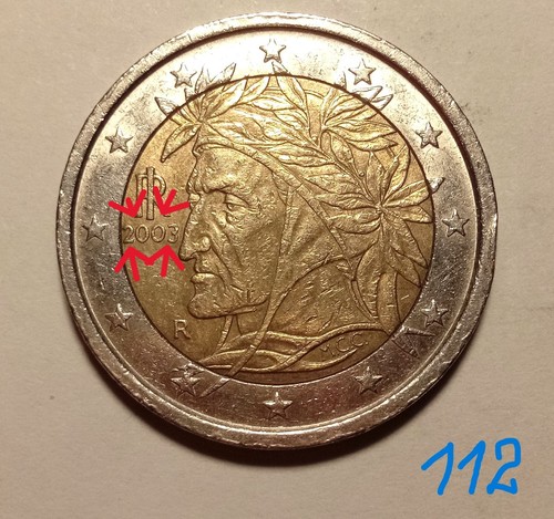 Italy euro coin - 2003, great
