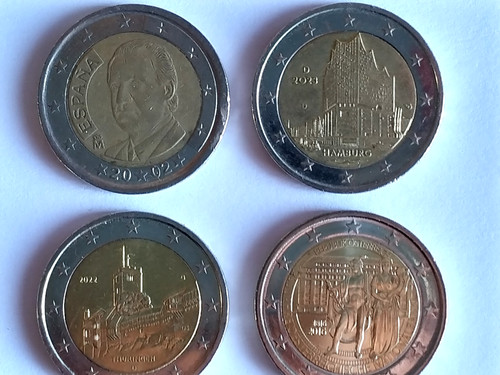 Euro coins popular - 2-euro, *popular