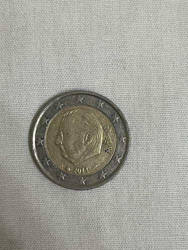 Belgium two euro - euro, bimetallic