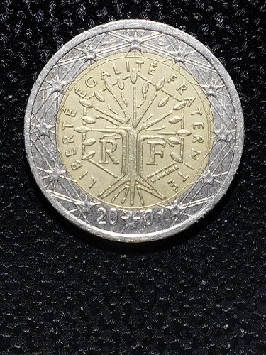 Euro coin 2001 france - 2,